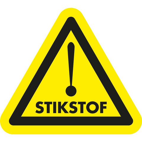 STICKER STIKSTOF 20 X 20 X 20 CM