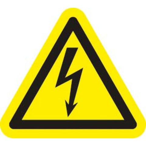 STICKER, GEVAAR ELEKTRICITEIT