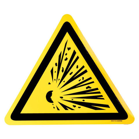 STICKER, GEVAAR EXPLOSIE