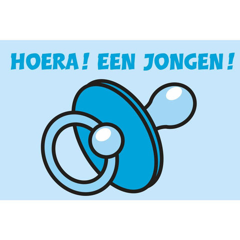 VLAG HET IS EEN JONGEN 100X150CM