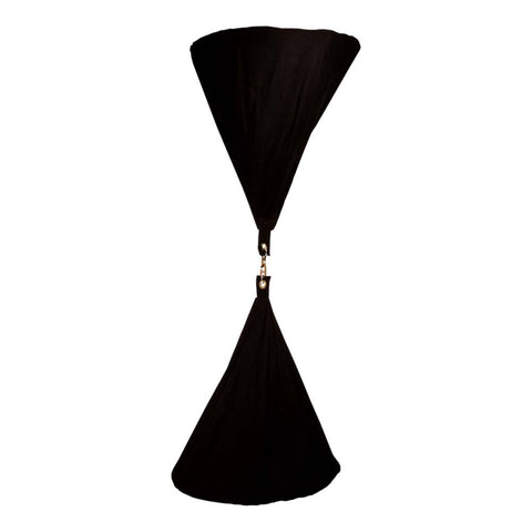 DIABOLO ZWART ZEILDOEK 60X120 CM