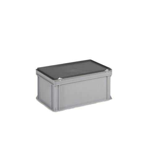 PRO OPBERGKIST + DEKSEL COMPLEET 53L GRIJS 60X40X29,5CM