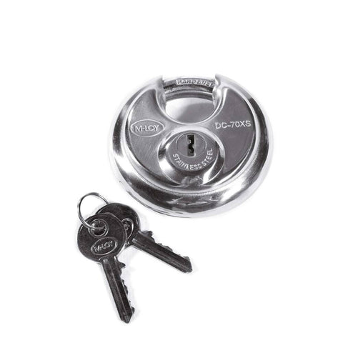 DISCUS HANGSLOT+ UITBOORBEVEILIGING, VERSCHILLEND/GELIJK SLUITEND, RVS
