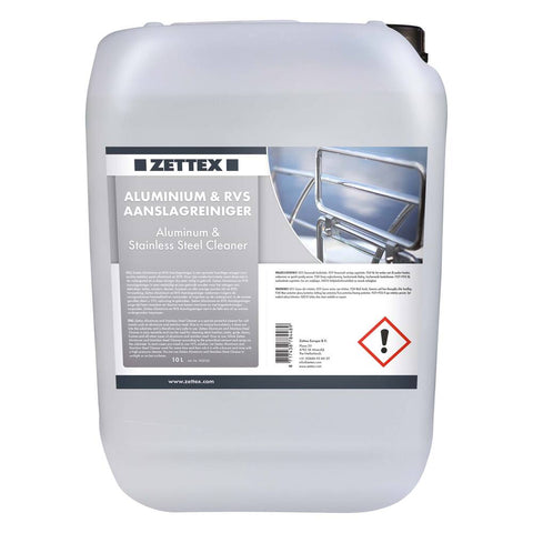 ZETTEX ALUMINIUM & RVS AANSLAGREINIGER 10L