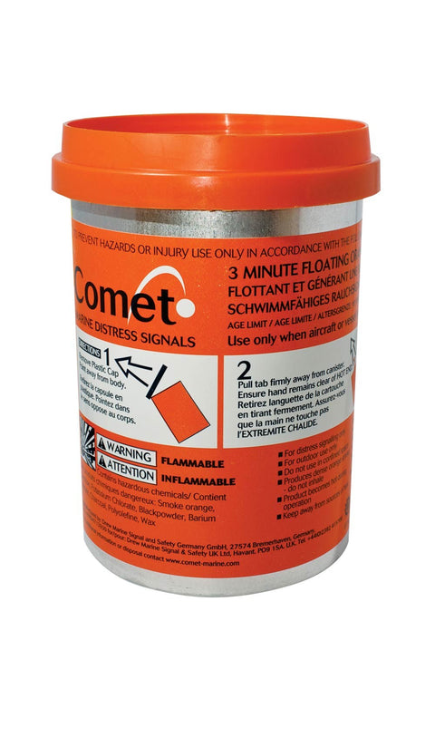 Comet rooksignaal pot oranje (drijvend)