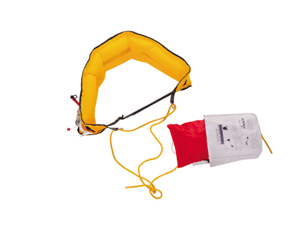 Inflatable rescue harness