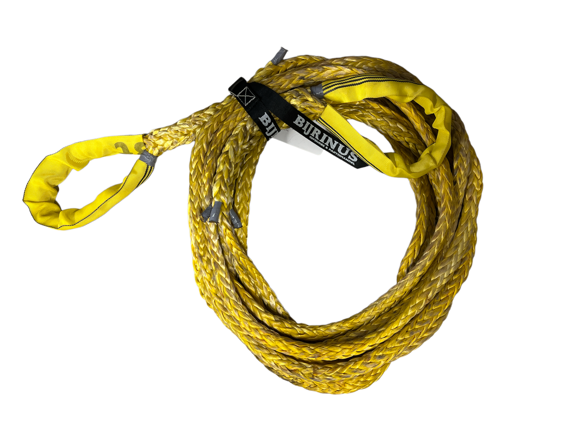 10 meter Sleepkabel van gebruikte SK75 Dyneema 18mm/ 30 ton