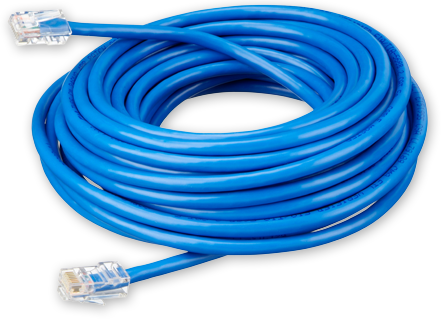 RJ45-splitter 1xRJ45 male/15cm cable/2xRJ45 female