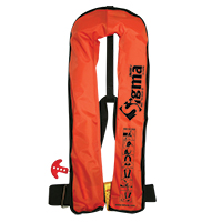 Sigma Work Vest.Auto.Adult.170N,ISO 12402-3,orange durable PVC fabric cover