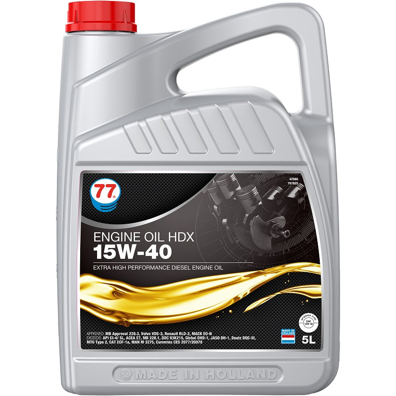 77 Lubricants - Motorolie HDX 15W-40