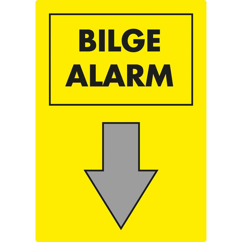 BORDJE BILGE ALARM 15 X 10 CM