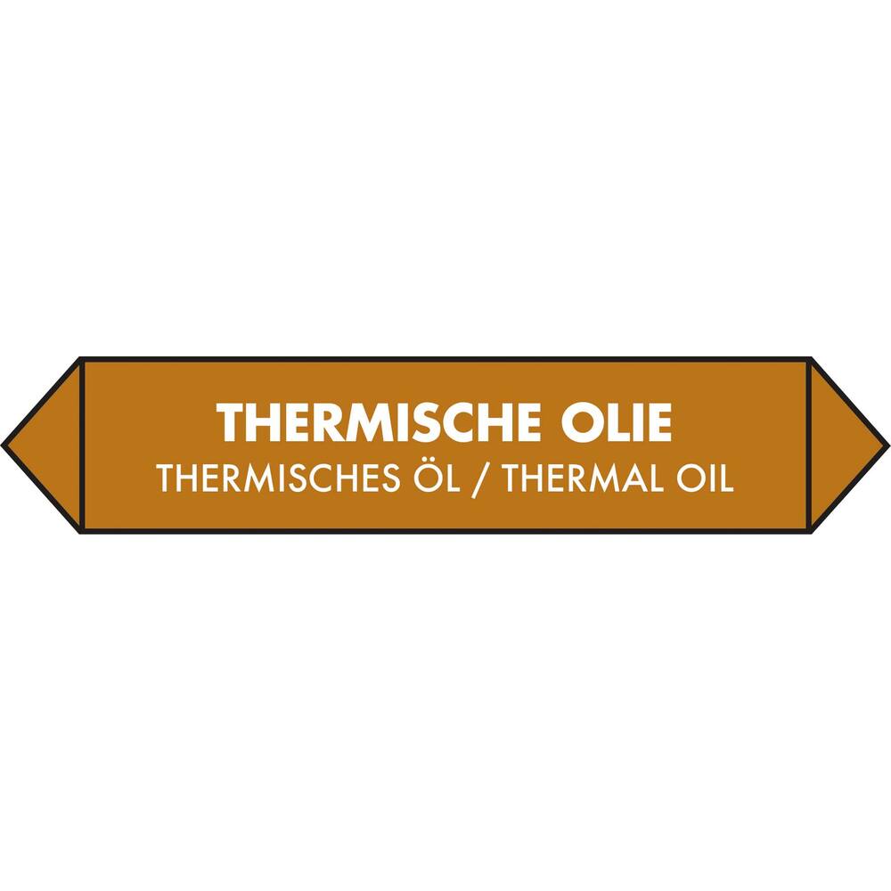 STICKER, THERMISCHE OLIE