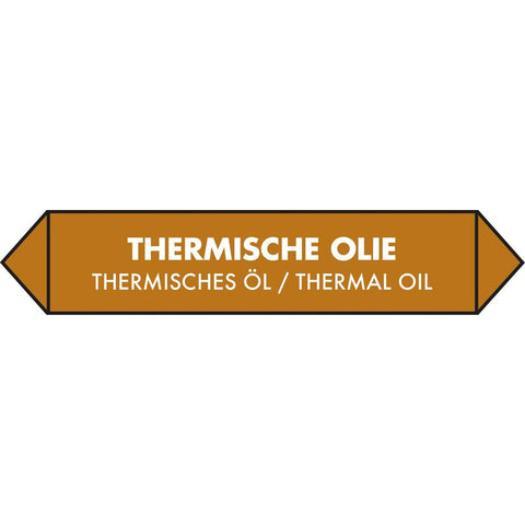 STICKER, THERMISCHE OLIE