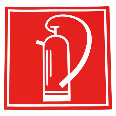STICKER, PLAATS BRANDBLUSSER