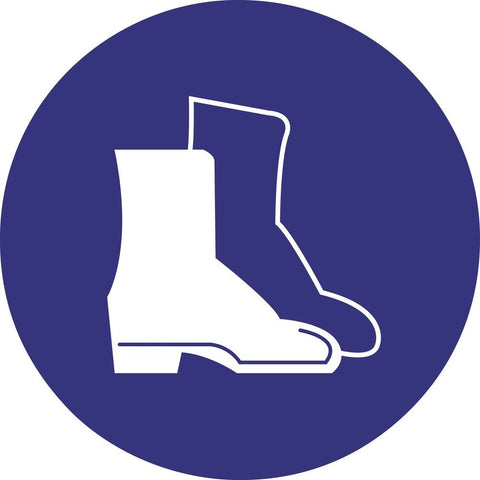 STICKER, VEILIGHEID-SCHOENEN VERPLICHT