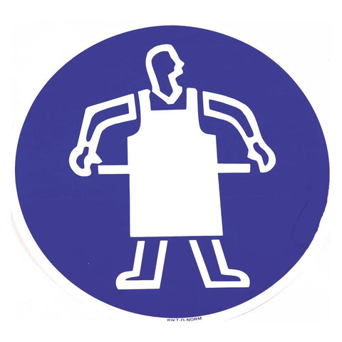 STICKER, VEILIGHEID-WERKSCHORT VERPLICHT