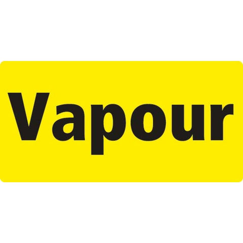 STICKER, VAPOUR