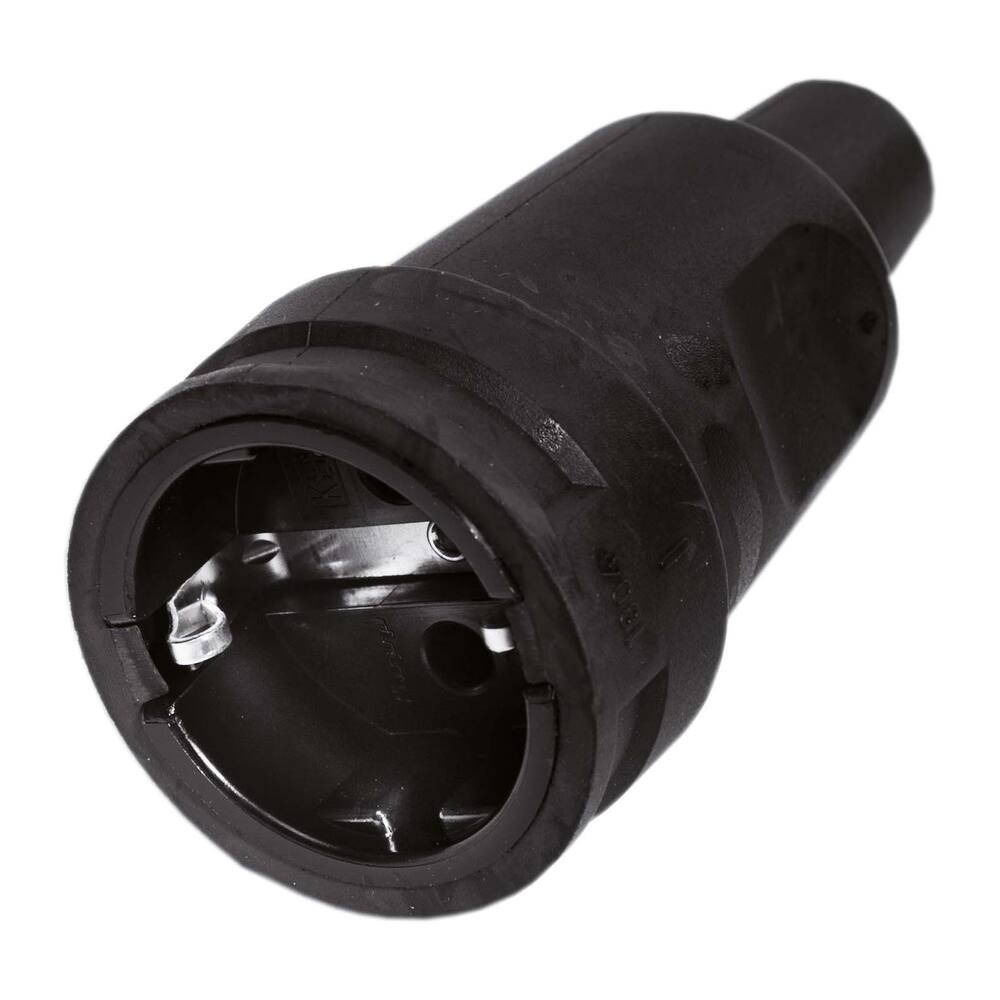 ZWARE VOLRUBBER KOPPELCONTACTSTOP 230V