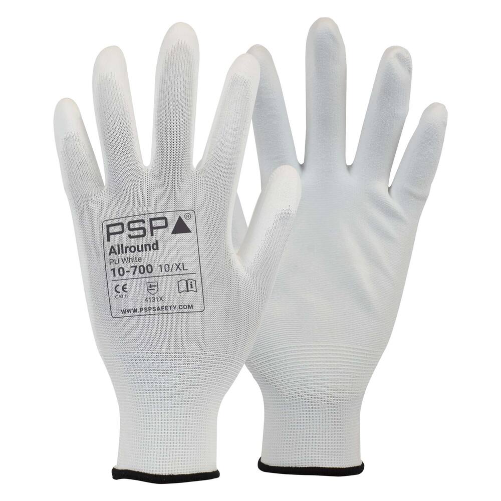 HANDSCHOEN PSP 10-700 ALLROUND PU WHITE