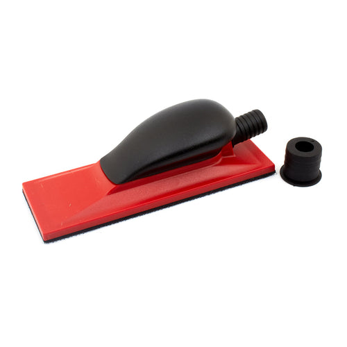 Abrex Handschuurblok met Stofafzuiging 70x198 22g Rood