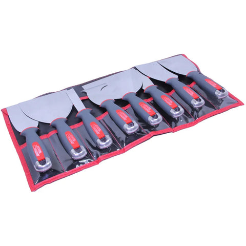 Alvernis Plamuurmessen set (8 st.) LP RVS in tas