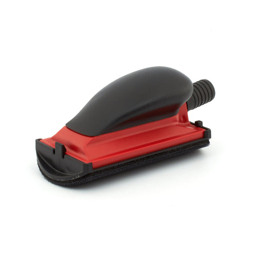 Abrex Handschuurblok met Stofafzuiging Ø150mm Rood 3-delig set