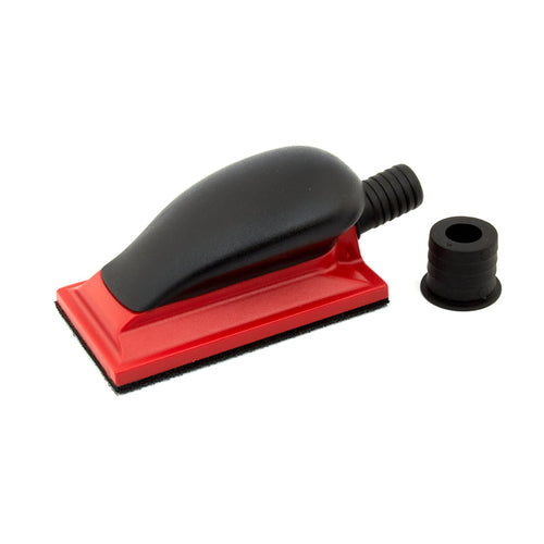 Abrex Handschuurblok met Stofafzuiging 70x125 13g Rood