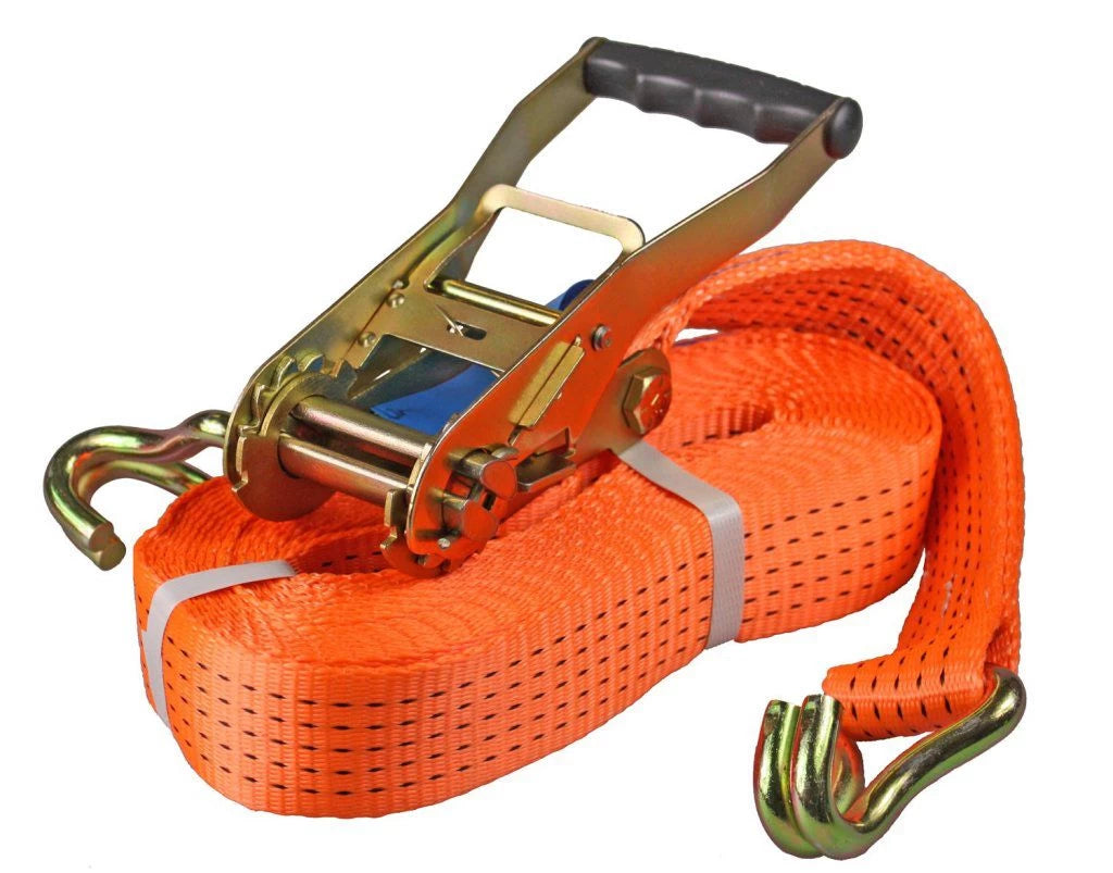 Oranje spanband 9 meter/ 5000daN