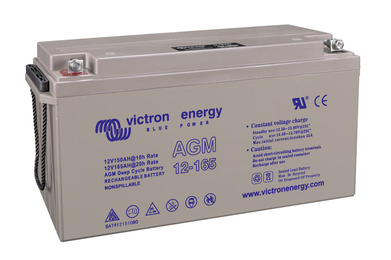 AGM Super Cycle battery with threaded insert terminals