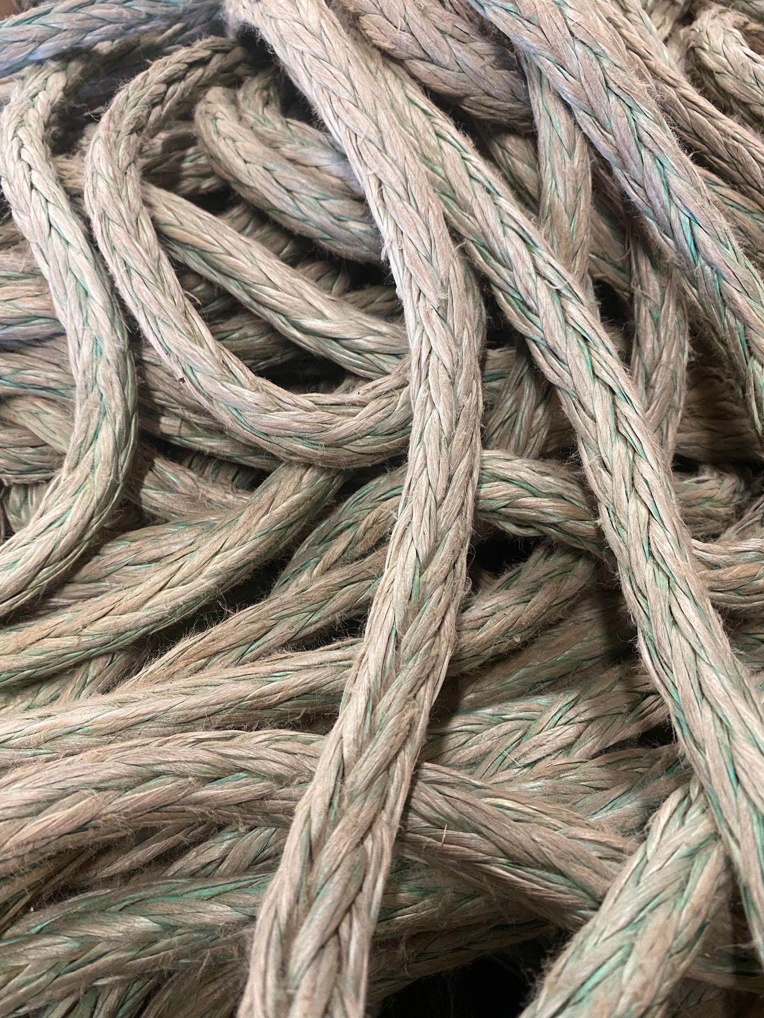 Gebruikte Dyneema per meter