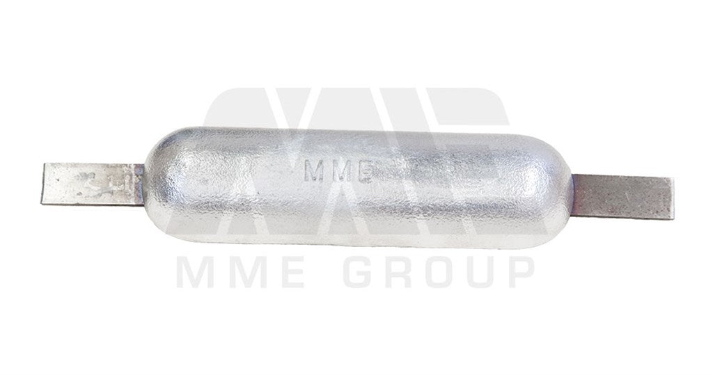 Zinkanode met lasstrip Zoutwater